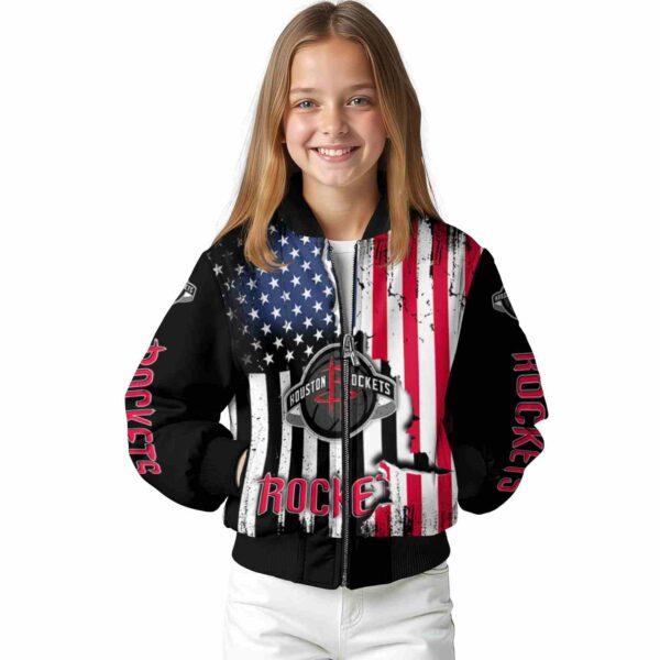 houston rockets patriotic theme black jacket top rated jacketwow