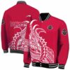 houston rockets tribal art red white black jacket fashion forward jacketwow