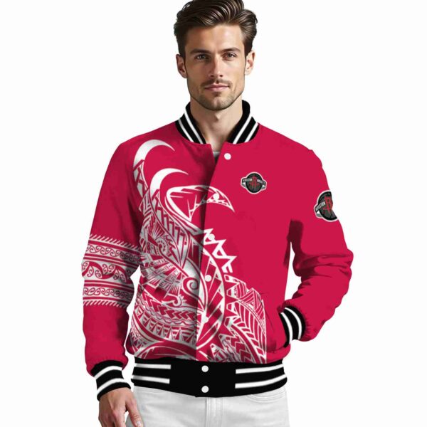 houston rockets tribal art red white black jacket high quality jacketwow