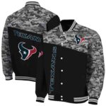 houston texans camo patchwork black jacket best selling jacketwow