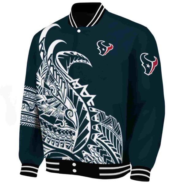 houston texans tribal art blue white black jacket best selling jacketwow