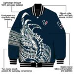 houston texans tribal art blue white black jacket best selling jacketwow
