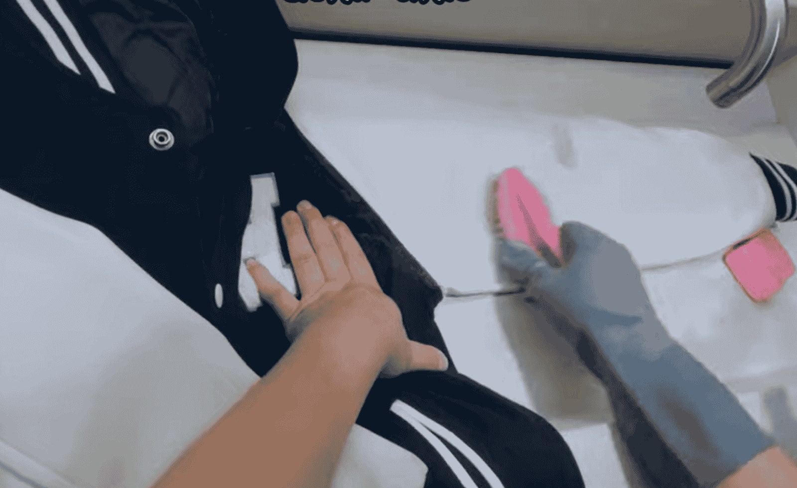 how to wash a varsity jacket 6 Scrub the varsity jacket gently