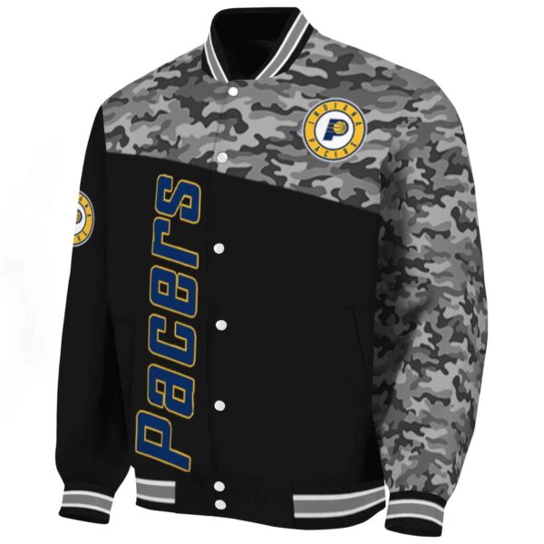 indiana pacers camo patchwork black jacket best selling jacketwow