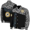 indiana pacers camo patchwork black jacket fashion forward jacketwow