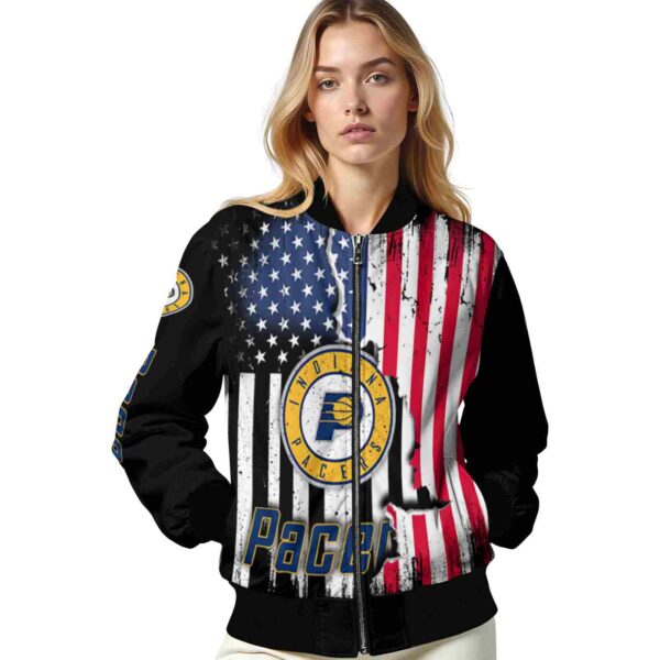 indiana pacers patriotic theme black jacket latest model jacketwow