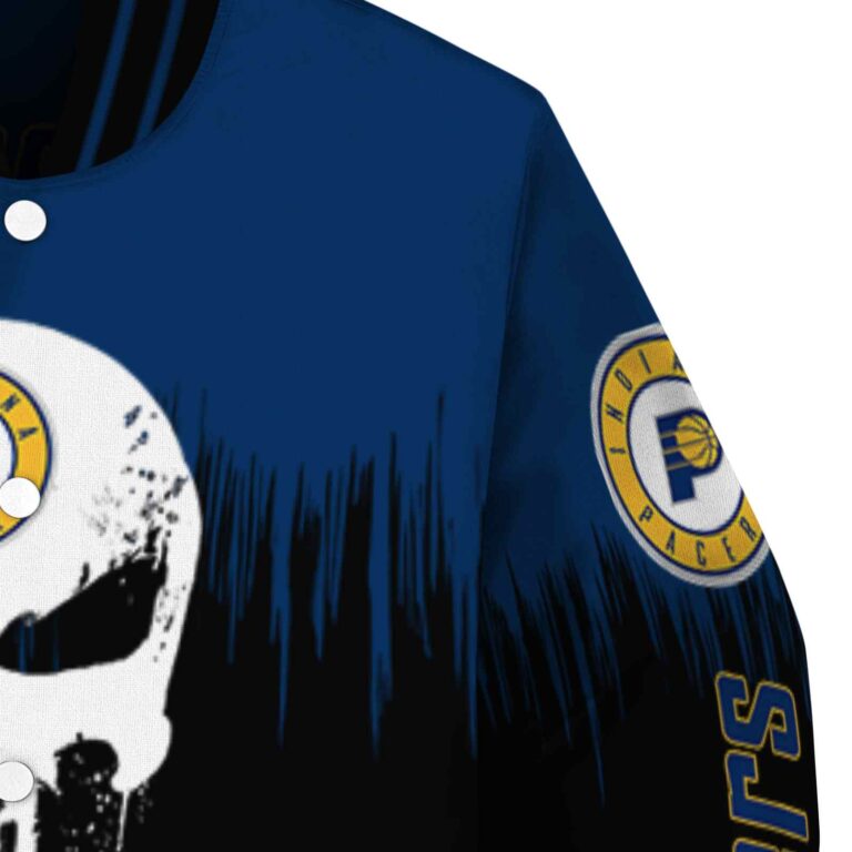 indiana pacers punisher skull blue black white jacket premium grade jacketwow