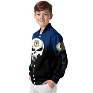 indiana pacers punisher skull blue black white jacket trendy jacketwow