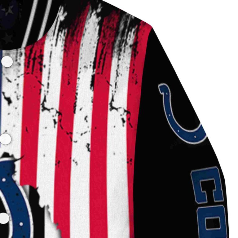 indianapolis colts patriotic theme black jacket premium grade jacketwow