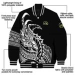 iowa hawkeyes tribal art black white black jacket best selling jacketwow