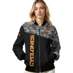 iowa state cyclones camo patchwork black jacket best selling jacketwow