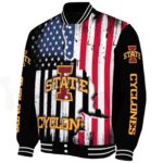 iowa state cyclones patriotic theme black jacket best selling jacketwow