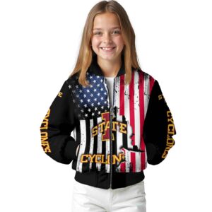 iowa state cyclones patriotic theme black jacket top rated jacketwow