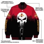 iowa state cyclones punisher skull red black white jacket best selling jacketwow