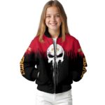 iowa state cyclones punisher skull red black white jacket best selling jacketwow