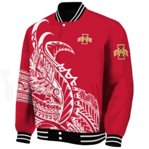 iowa state cyclones tribal art red white black jacket best selling jacketwow