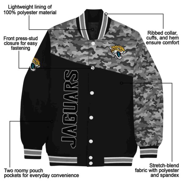 jacksonville jaguars camo patchwork black jacket new arrival jacketwow