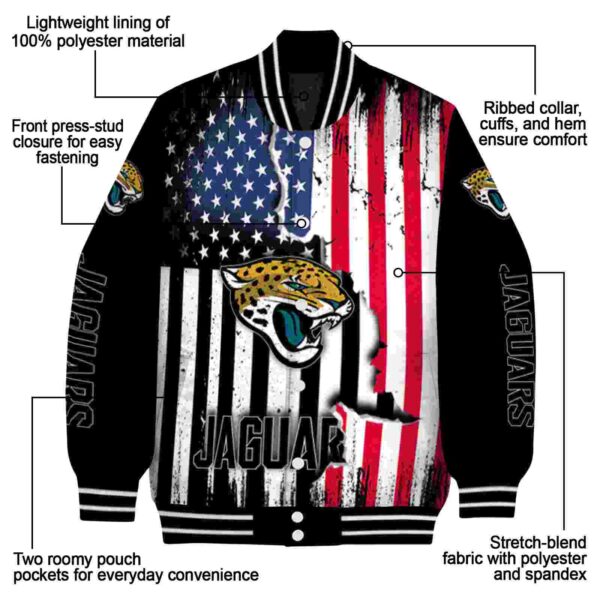 jacksonville jaguars patriotic theme black jacket new arrival jacketwow