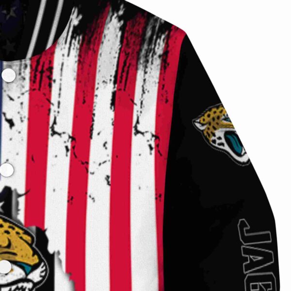 jacksonville jaguars patriotic theme black jacket premium grade jacketwow