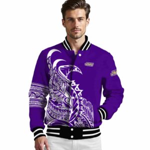 james madison dukes tribal art purple white black jacket high quality jacketwow