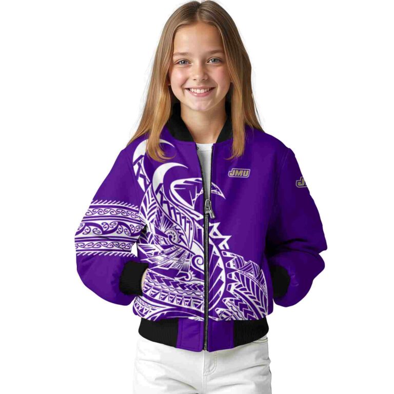 james madison dukes tribal art purple white black jacket top rated jacketwow