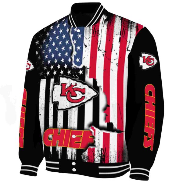 kansas city chiefs patriotic theme black jacket best selling jacketwow