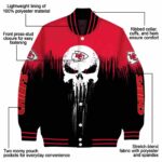 kansas city chiefs punisher skull red black white jacket best selling jacketwow