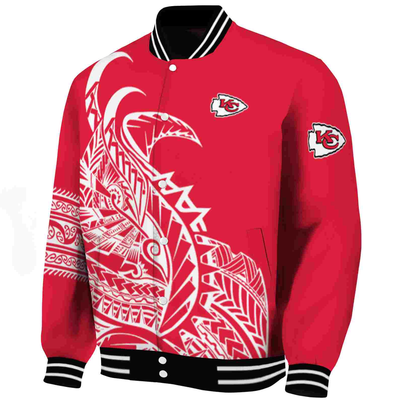 kansas city chiefs tribal art red white black jacket best selling jacketwow kansas city chiefs tribal art red white black jacket best selling jacketwow