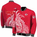 kansas city chiefs tribal art red white black jacket best selling jacketwow