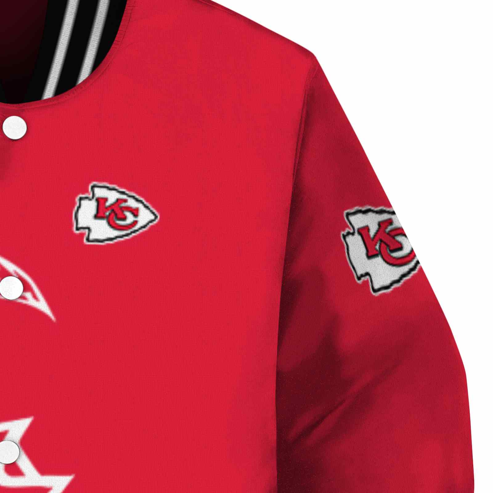 kansas city chiefs tribal art red white black jacket premium grade jacketwow kansas city chiefs tribal art red white black jacket premium grade jacketwow