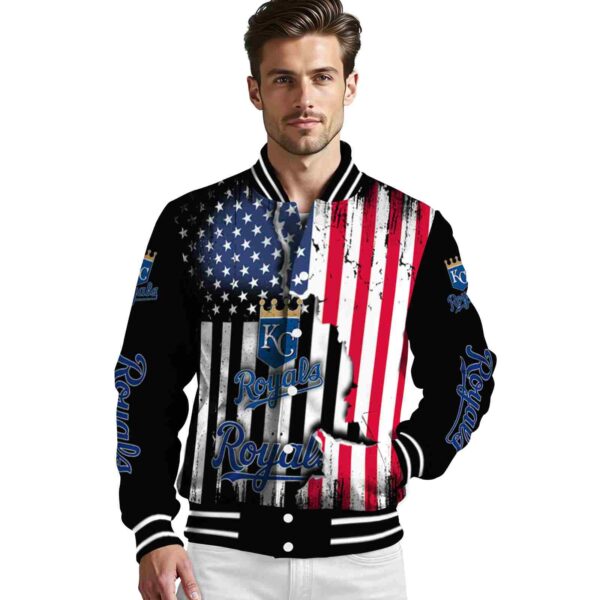 kansas city royals patriotic theme black jacket high quality jacketwow
