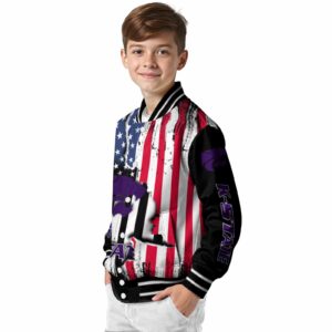 kansas state wildcats patriotic theme black jacket trendy jacketwow