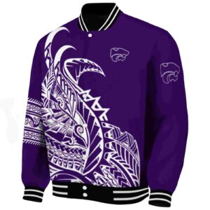 kansas state wildcats tribal art purple white black jacket best selling jacketwow