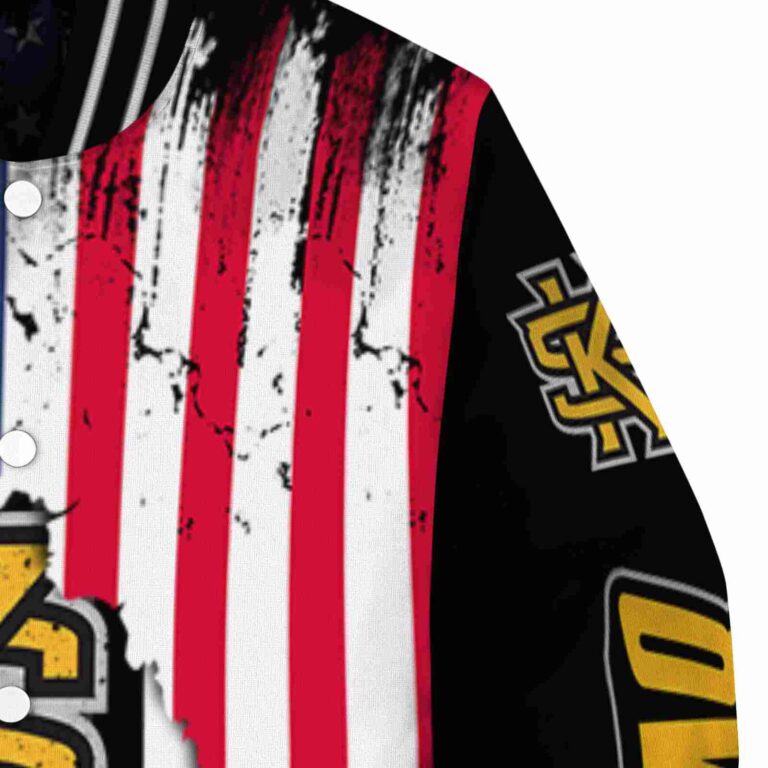 kennesaw state owls patriotic theme black jacket premium grade jacketwow