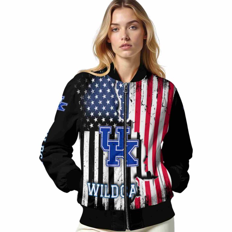 kentucky wildcats patriotic theme black jacket latest model jacketwow