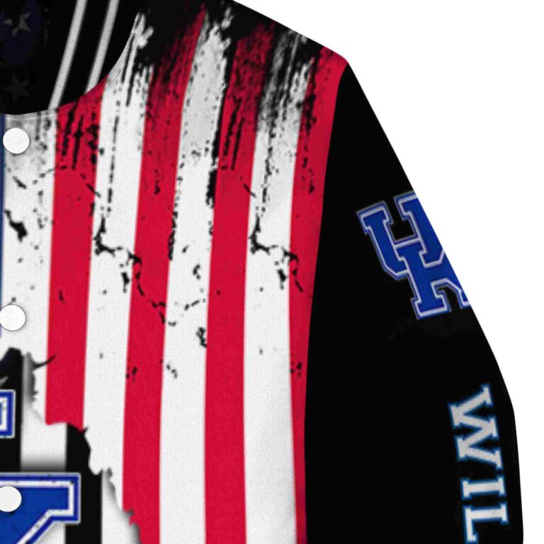 kentucky wildcats patriotic theme black jacket premium grade jacketwow