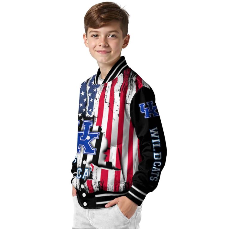 kentucky wildcats patriotic theme black jacket trendy jacketwow