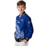 la tech tribal art blue white black jacket best selling jacketwow