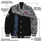 liberty flames camo patchwork black jacket best selling jacketwow
