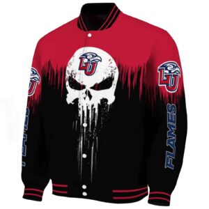 liberty flames punisher skull red black white jacket best selling jacketwow