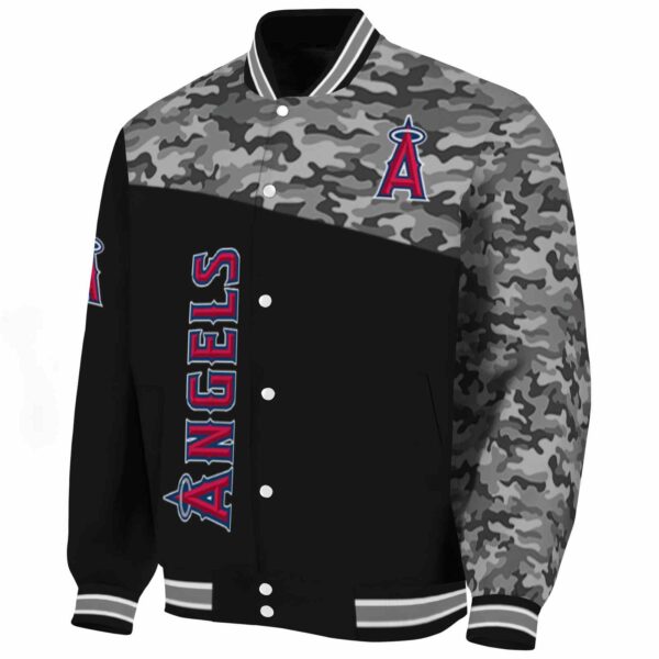 los angeles angels camo patchwork black jacket best selling jacketwow