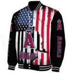 los angeles angels patriotic theme black jacket best selling jacketwow