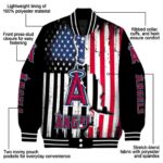 los angeles angels patriotic theme black jacket best selling jacketwow
