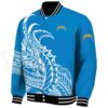 los angeles chargers tribal art blue white black jacket best selling jacketwow