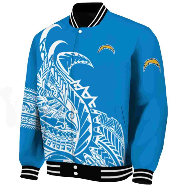 los angeles chargers tribal art blue white black jacket best selling jacketwow