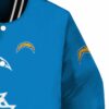 los angeles chargers tribal art blue white black jacket premium grade jacketwow