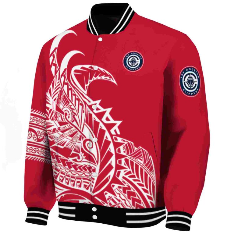 los angeles clippers tribal art red white black jacket best selling jacketwow