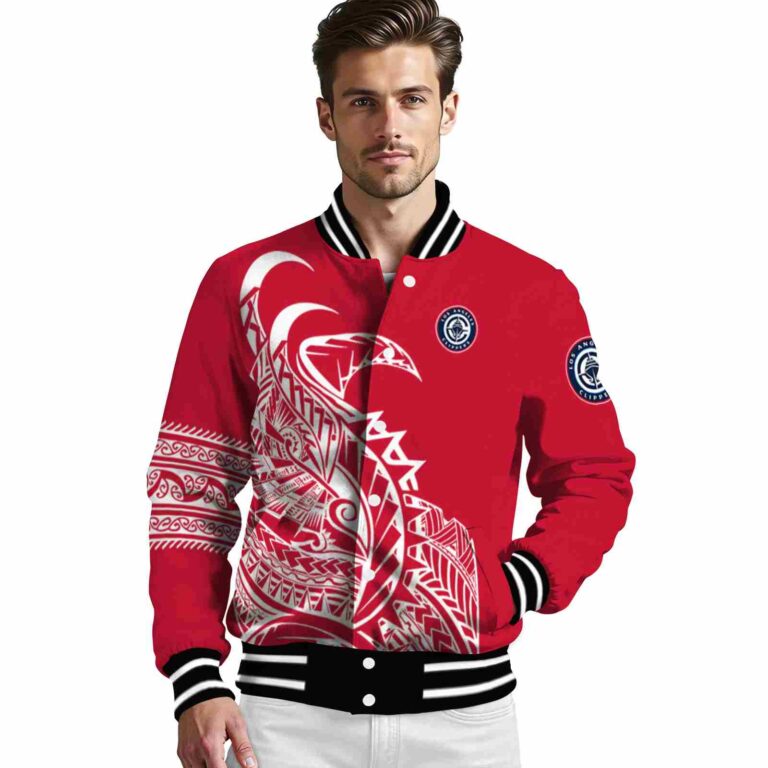 los angeles clippers tribal art red white black jacket high quality jacketwow