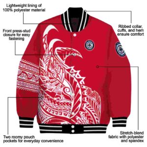 los angeles clippers tribal art red white black jacket new arrival jacketwow