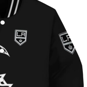 los angeles kings tribal art black white black jacket premium grade jacketwow